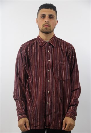 VINTAGE CORD STRIPED SHIRT