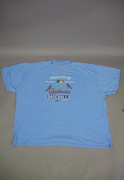 Vintage Majestic Cardinals Graphic T-Shirt in Blue
