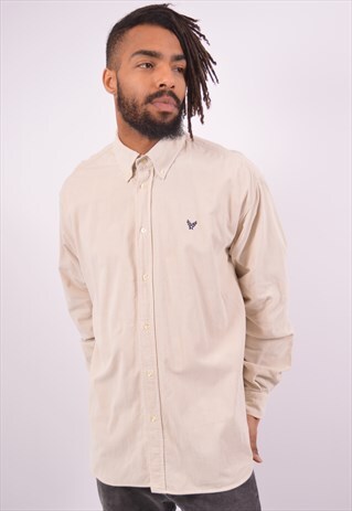 VINTAGE AVIREX CORDUROY SHIRT BEIGE