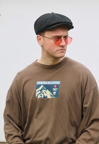 TIMBERLAND USA 90S MOUNTAIN PRINT SWEATSHIRT