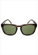 POLARIZED SUNGLASSES MADE OF BIO ACETATE WITH GREEN LENSES 