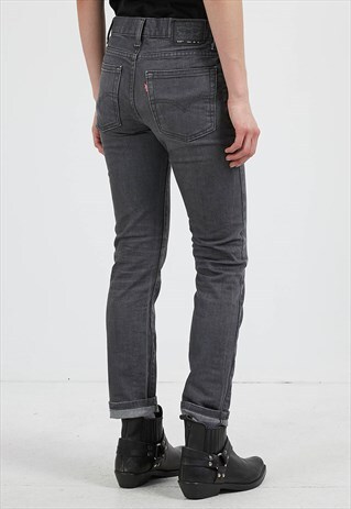 VINTAGE GREY LEVI'S 510 FIT SKINNY FIT DENIM JEANS