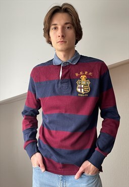 Vintage POLO RALPH LAUREN Rugby Shirt Striped Pullover