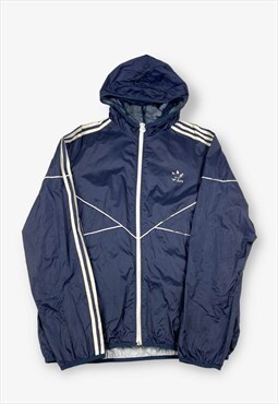 Vintage adidas windbreaker jacket navy blue xl BV18062