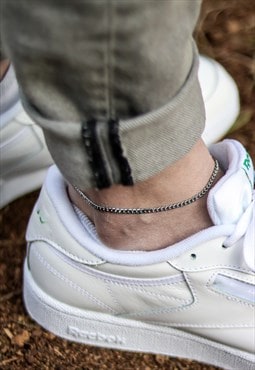 Chain anklet for men ankle bracelet minimalist gift for him