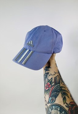 Vintage 00s Y2K adidas Purple Embroidered Hat Cap