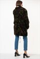 PATCHWORK FALL WINTER MULTICOLOR BUTTONS UP WOMAN COAT 4334