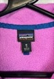 YOUTH'S MEDIUM PINK GREY PATAGONIA FLEECE