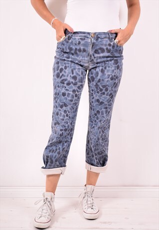 JUST CAVALLI WOMENS VINTAGE JEANS W30 L28 BLUE 90S