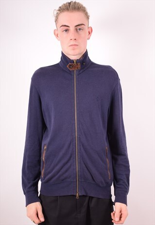 RALPH LAUREN MENS VINTAGE TRACKSUIT TOP JACKET SMALL 90S