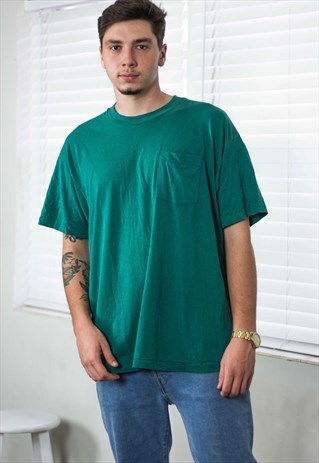 VINTAGE 50/50 POCKET T-SHIRT 90S X 6.2