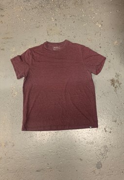 EDDIE BAUER T-Shirt Red Logo Print Tee