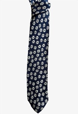 Vintage Y2K Hugo Boss Abstract Floral Print Tie