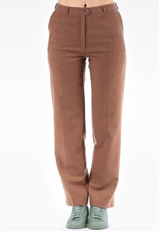 RETRO 70S WOMEN WOOL TROUSERS