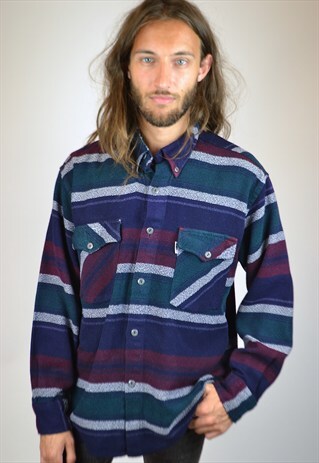 VINTAGE 90'S STRIPED SHIRT