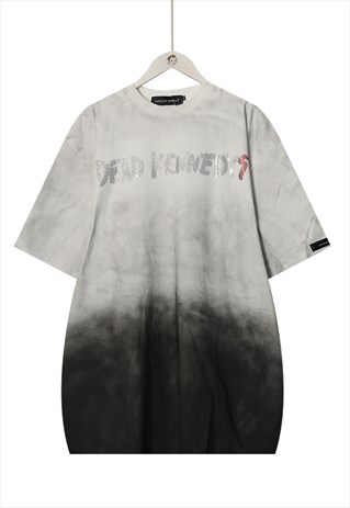 OVERSIZE GRADIENT T-SHIRT DIAMANTEE CRYSTAL KENNEDY TEE