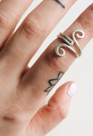 STERLING SILVER RAM RING