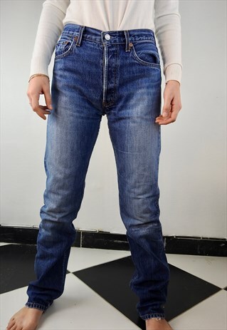 VINTAGE MEDIUM BLUE WASHED 501 029 JEANS