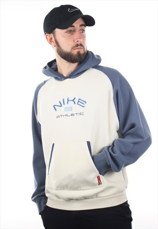 VINTAGE NIKE ATHLETICS BIG LOGO HOODIE SWEATSHIRT