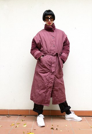 VINTAGE PURPLE 90S OVERSIZE PUFFA JACKET