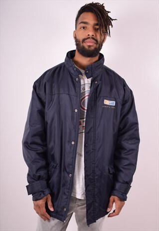 REEBOK MENS VINTAGE JACKET XL BLUE 90S