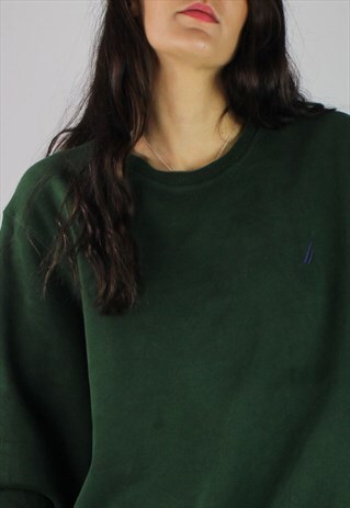 VINTAGE NAUTICA SWEATSHIRT W LOGO FRONT