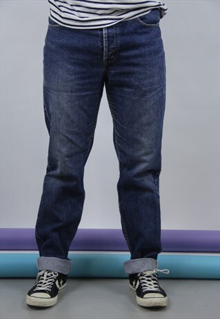 VINTAGE 90'S LEE DARK DENIM JEANS