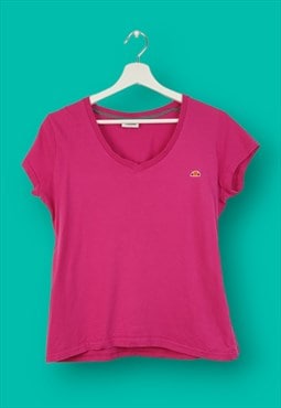 Vintage Elesse T-Shirt Crop in Pink M