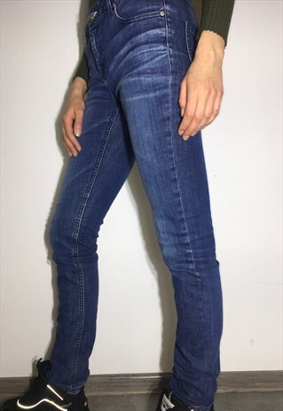 VINTAGE 90' AMAZING ACNE BLUE SKINNY JEANS