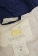 VINTAGE SOUTH HARBOUR PATTERNED WINDBREAKER JACKET WOMENS