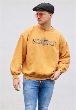 PERRIN USA VINTAGE SEATTLE SWEATSHIRT