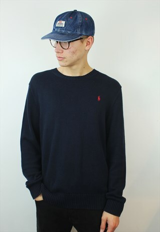 RALPH LAUREN POLO CLASSIC SWEATER, LARGE