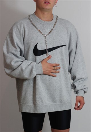 00s Vintage NIKE Crewneck Sweatshirt. Big swoosh.