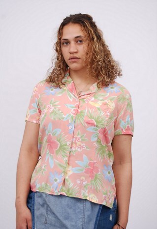 VINTAGE FLORAL BLOUSE