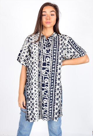 VINTAGE PATTERN SHIRT S1239