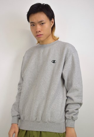 VINTAGE 90S CHAMPION GREY SWEATSHIRT