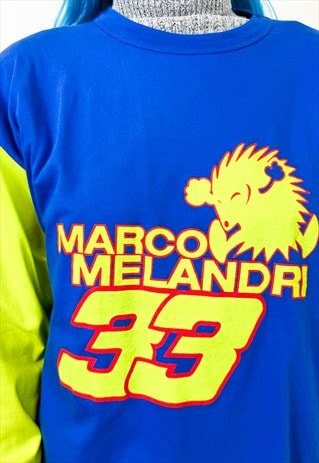 VINTAGE Y2K MARCO MELANDRI MOTO GP T-SHIRT 