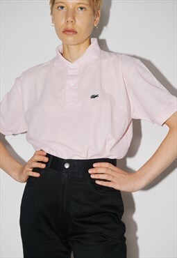 Vintage pink Lacoste collar shirt