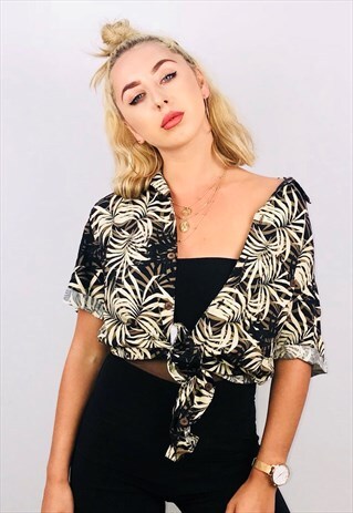 VINTAGE UNISEX HAWAIIAN OVERSIZED PATTERN SHIRT