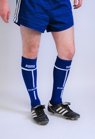 VINTAGE BLUE EVERTON HOME FOOTBALL SOCKS