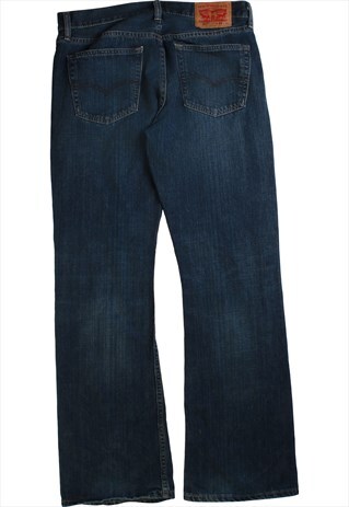 Vintage  Levi Jeans / Pants 257 Bootcut Flared Navy Blue 33