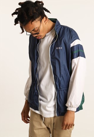 VINTAGE NIKE EMBROIDERED LIGHTWEIGHT FESTIVAL JACKET