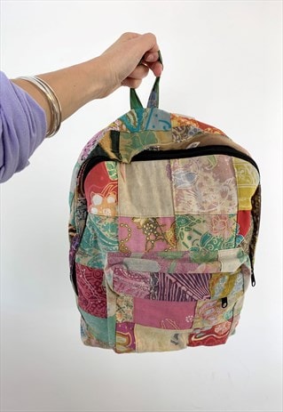 VINTAGE PATCHWORK BACKPACK