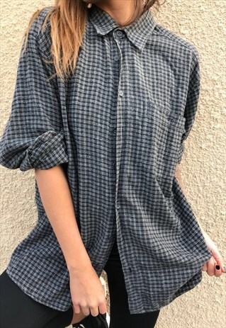 VINTAGE FLANNEL OVERSIZED RETRO UNISEX SHIRT