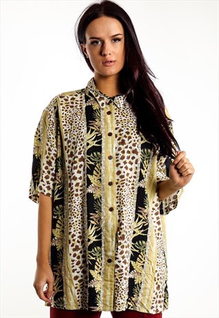 VINTAGE PATTERNED BLOUSE ACBL58