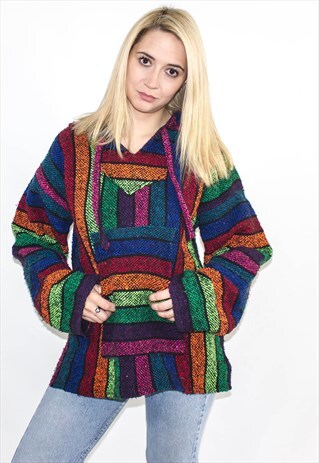 RETRO STRIPED BAJA HOODIE