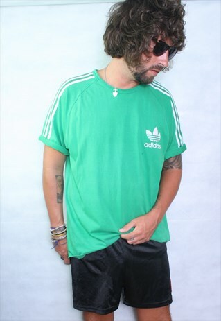 LOTTO BLACK VINTAGE 80'S FOOTBALL SHORTS
