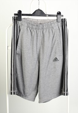 Vintage Adidas Cotton Sports Logo Shorts Grey