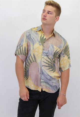 VINTAGE CRAZY PATTERN FESTIVAL SHIRT