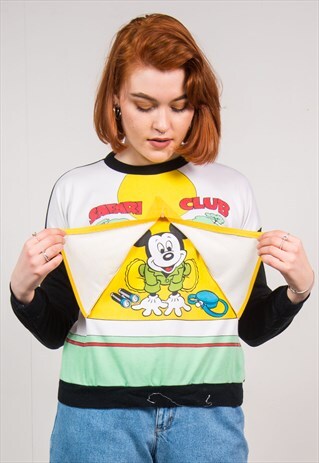 MICKEY MOUSE 80'S SWEATSHIRT